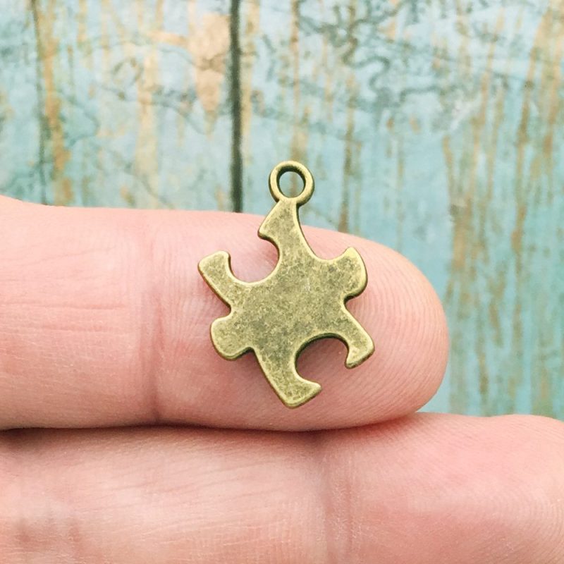 Puzzle Piece Charms