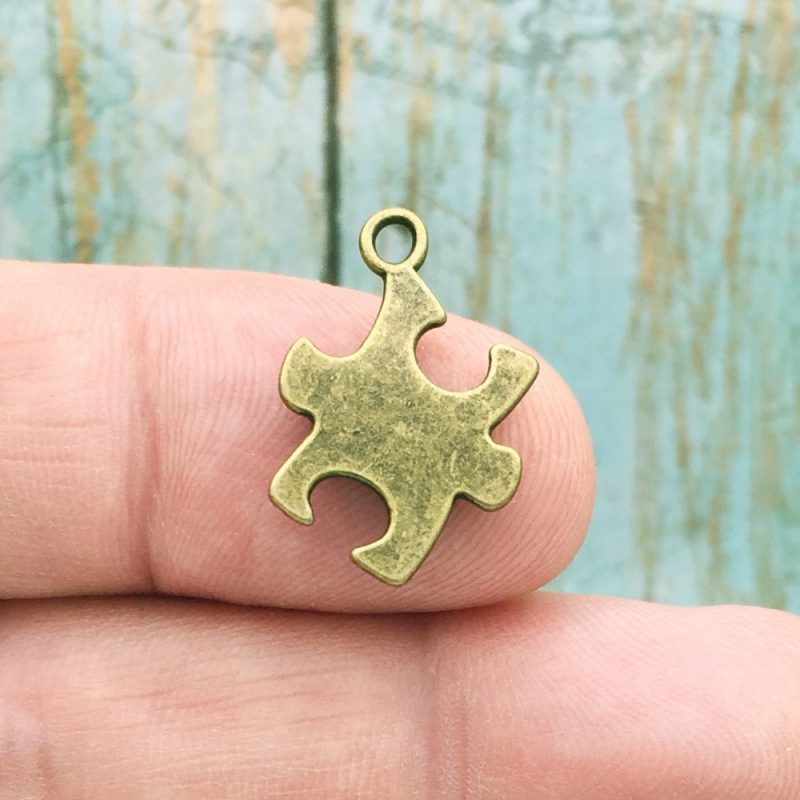 Puzzle Piece Charms Bulk