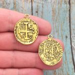 Spanish coin pendants bulk