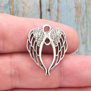 angel wings charms for bracelets