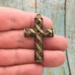 bronze cross pendants bulk
