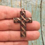 copper cross pendants bulk