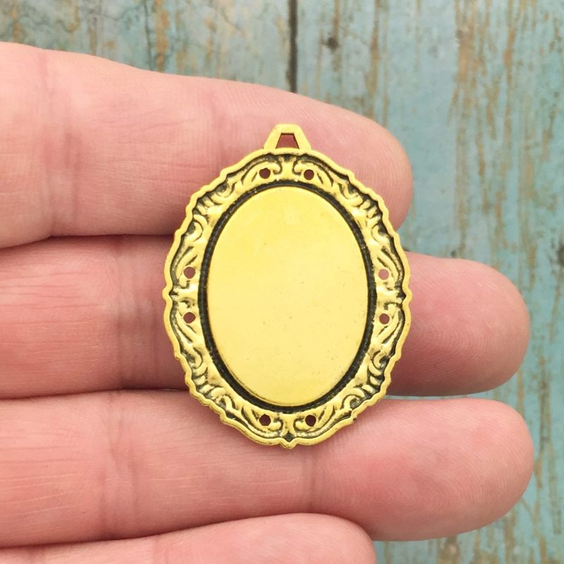 2 Sacred Heart of Jesus Medal Gold by TIJC SP1695 - Image 2