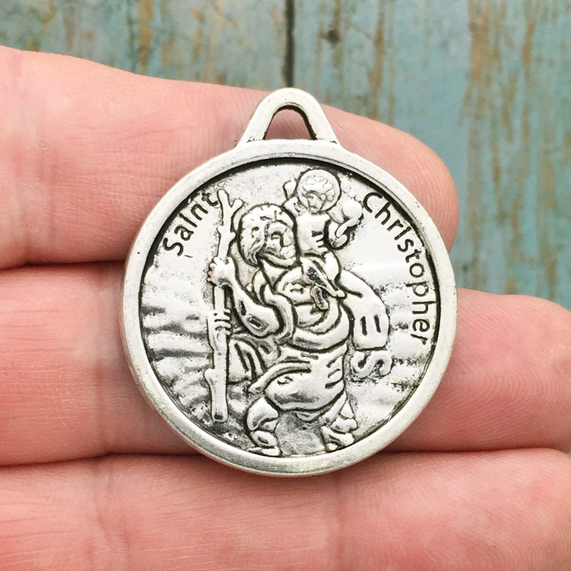 1 Silver St Christopher Medal by TIJC SP1697