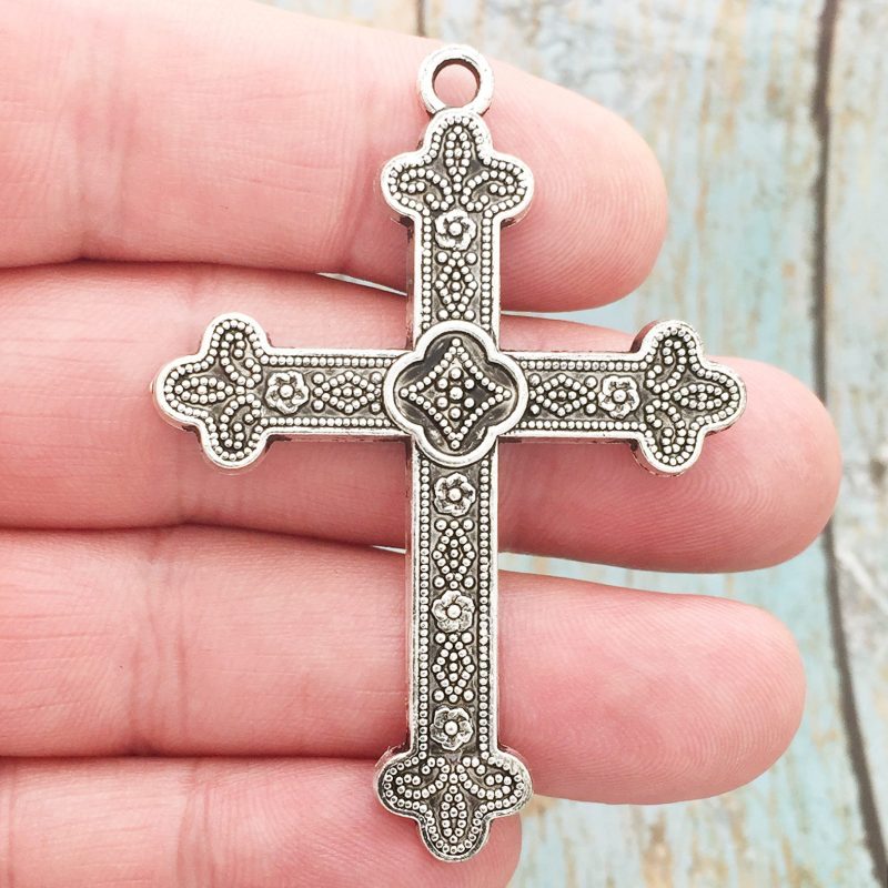 Orthodox Cross Pendants for Jewelry Making