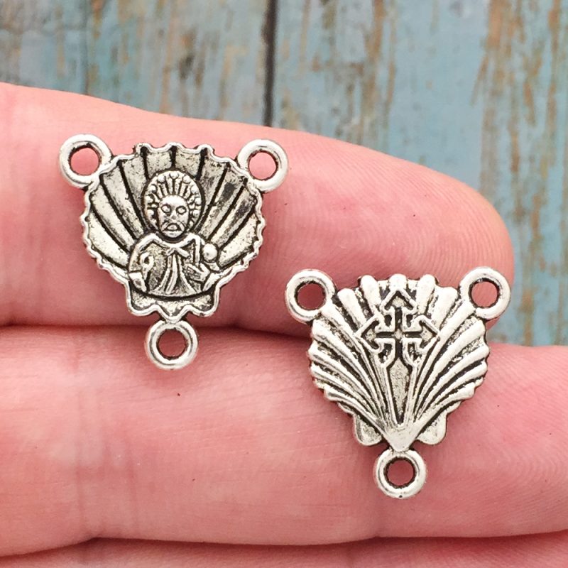 BULK 30 Silver Rosary Parts by TIJC SP1714B - Image 2
