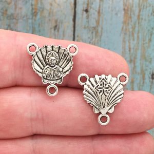 BULK 30 Silver Rosary Parts by TIJC SP1714B