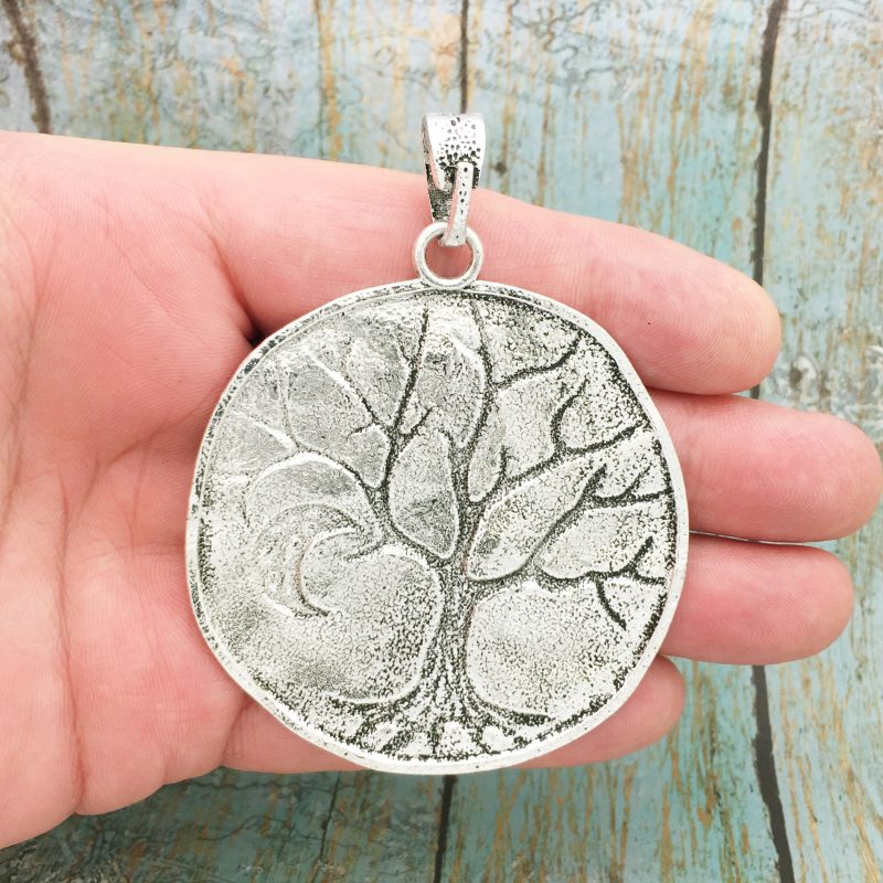 1 Tree of Life Charm Pendant Silver by TIJC SP1721 - Image 2