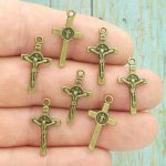 St Benedict Crucifix Charms BUlk
