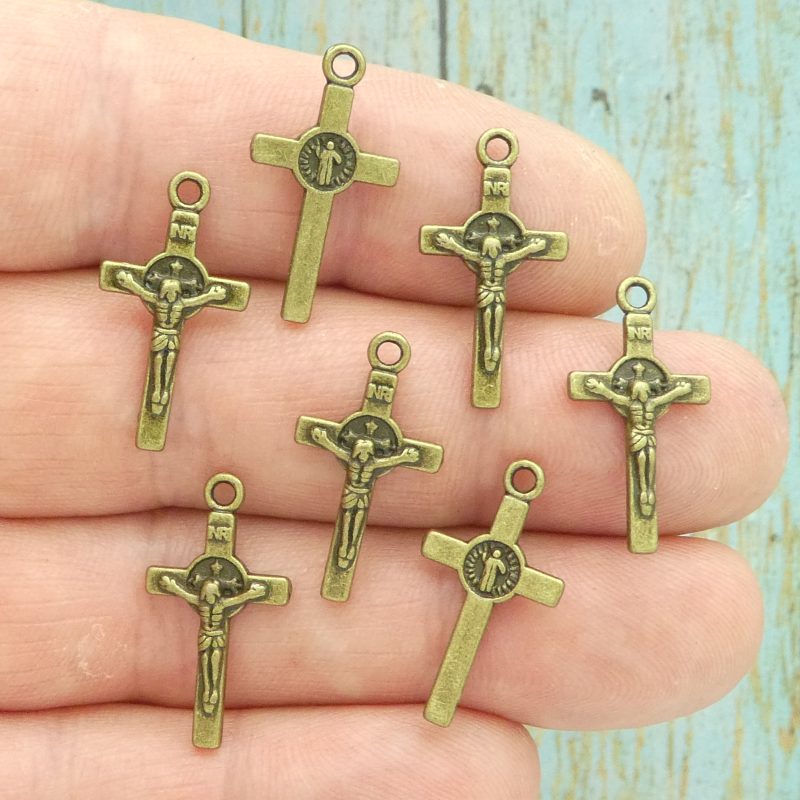 St Benedict Crucifix Charms BUlk
