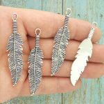 feather charms bulk