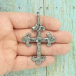 Hammered Cross Pendant