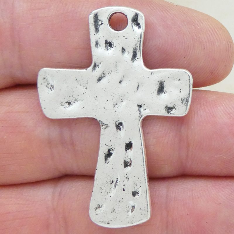 hammered cross pendants wholesale