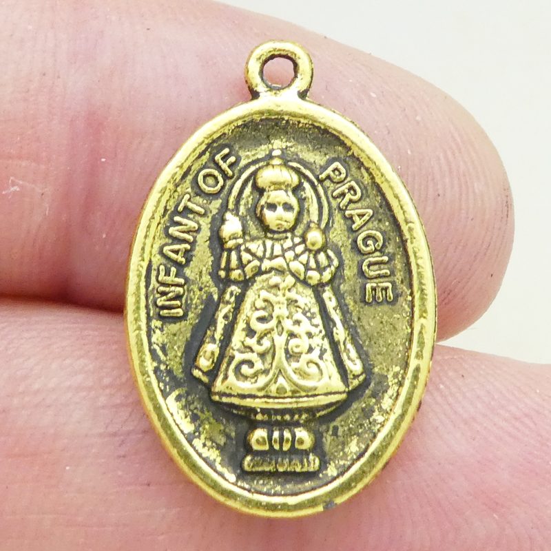 Infant of Prague medallion