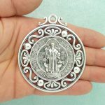 St Benedict door knob hanger