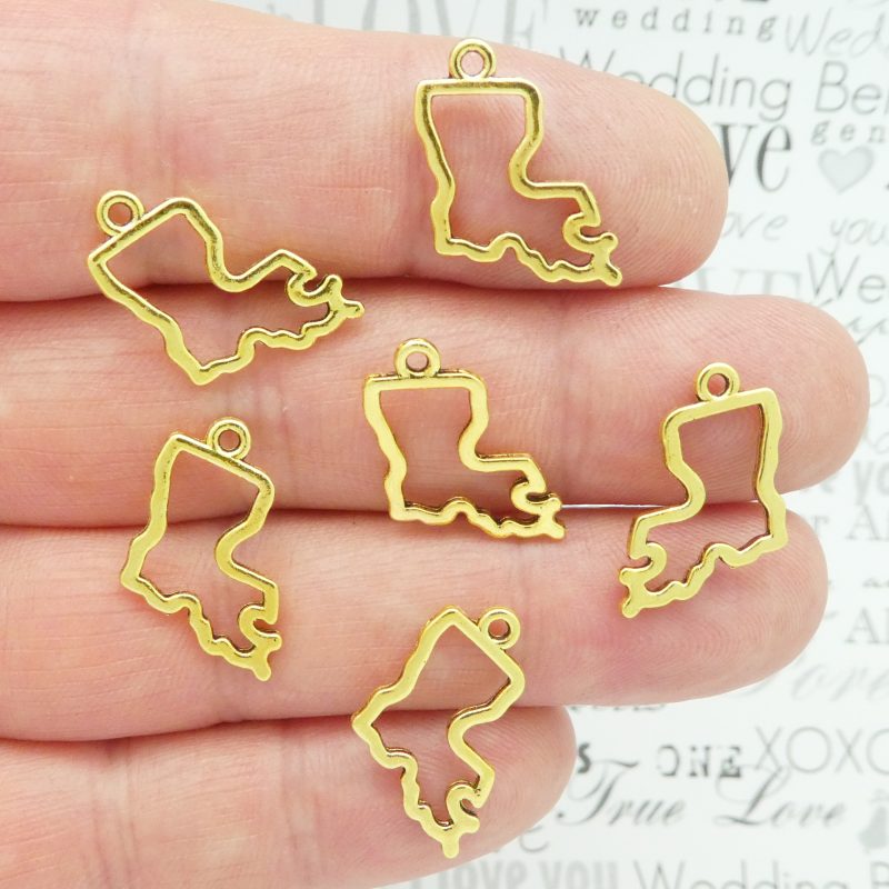State of Louisiana Charms Bulk
