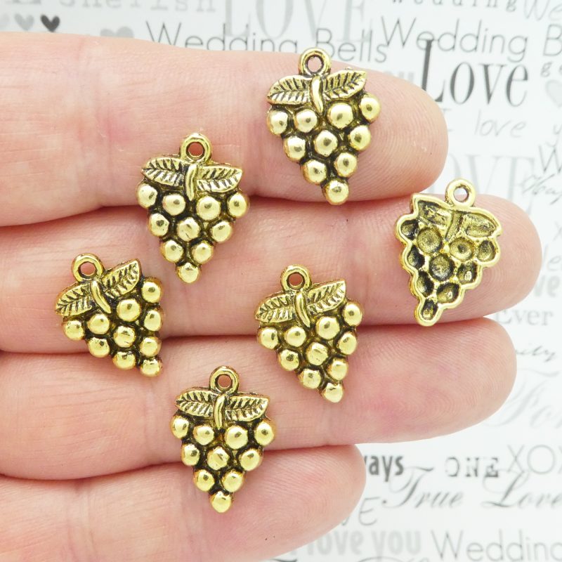 Grape Cluster Charms Bulk