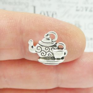 Silver Teapot Charm