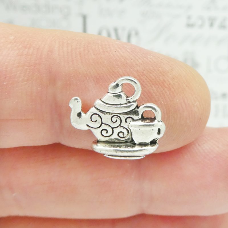 Silver Teapot Charm