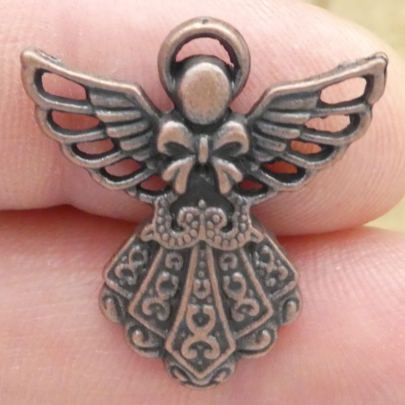 filigree angel charms for jewelry making