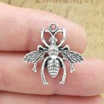 Honey Bee Charm Silver