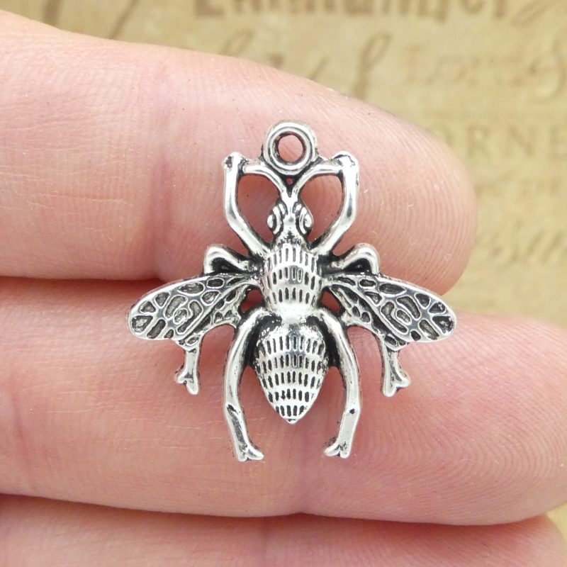 Honey Bee Charm Silver