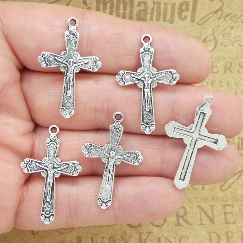 Crucifix Cross Charms Wholesale