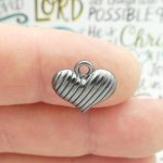Puffed Heart Charm