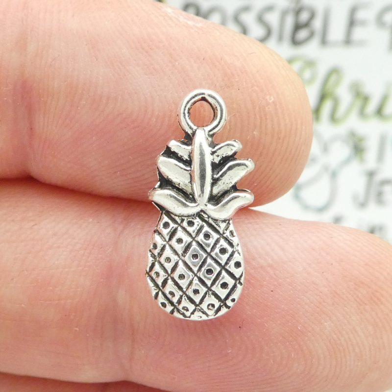 Pineapple Charms for Jewelry Making