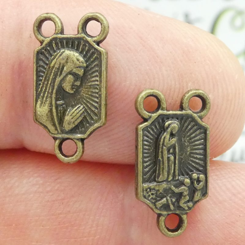 BULK 40 Our Lady of Fatima Rosary Center Pieces by TIJC SP1811B - Image 3