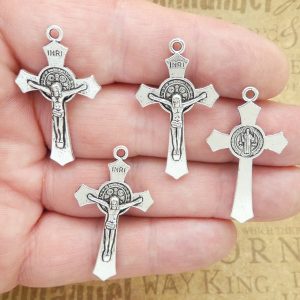 St Benedict Crucifix Pendants Bulk