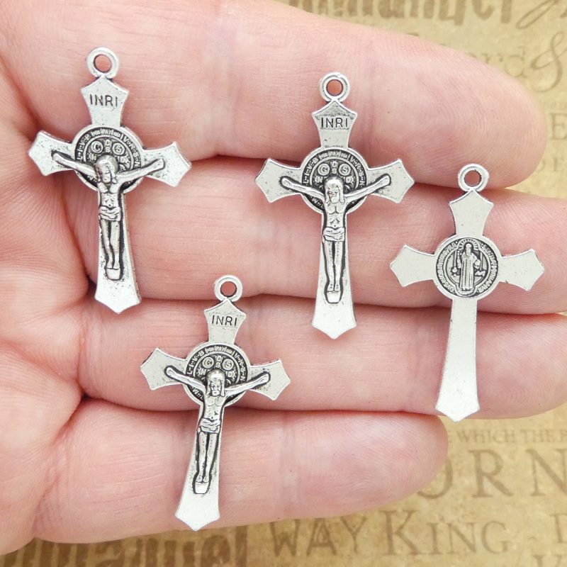 St Benedict Crucifix Pendants Bulk