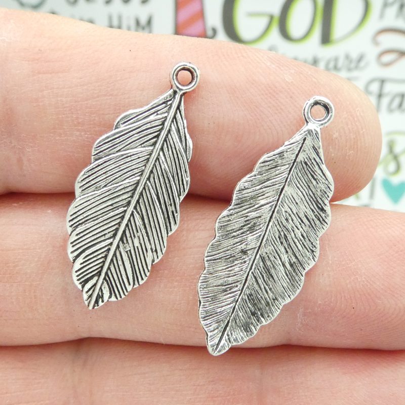 feather charms for earrings