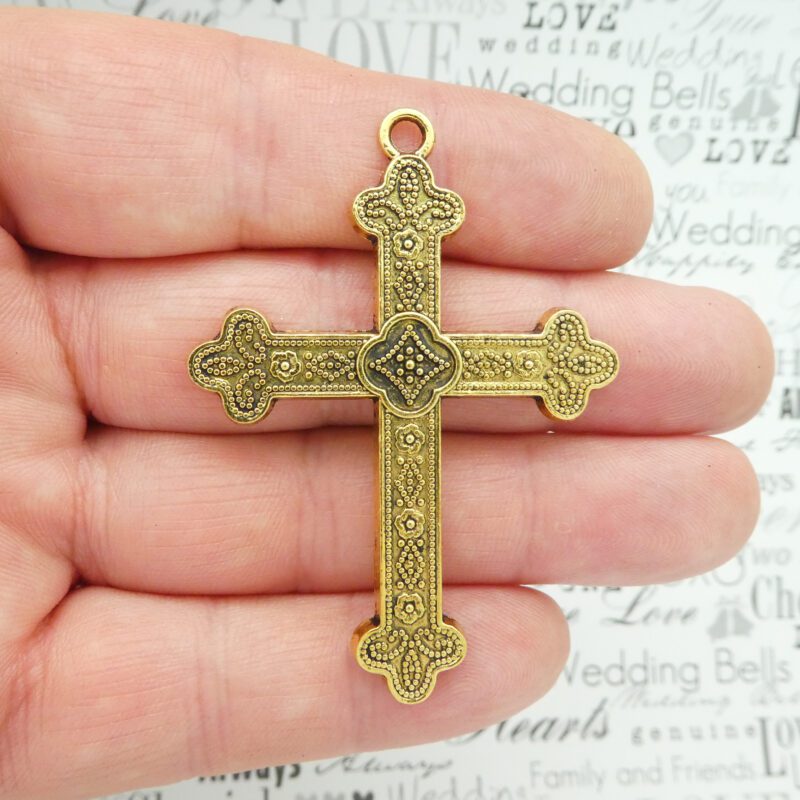 Orthodox Gold Cross Pendant