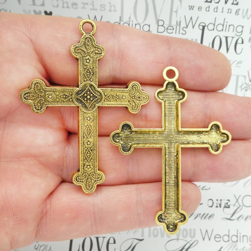 Orthodox Gold Cross Pendants Wholesale