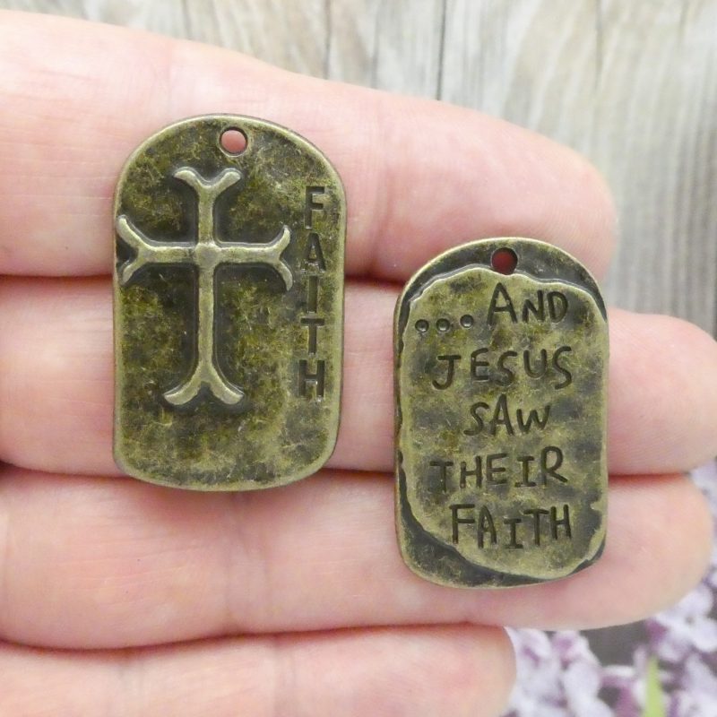 Faith Cross Charms Wholesale