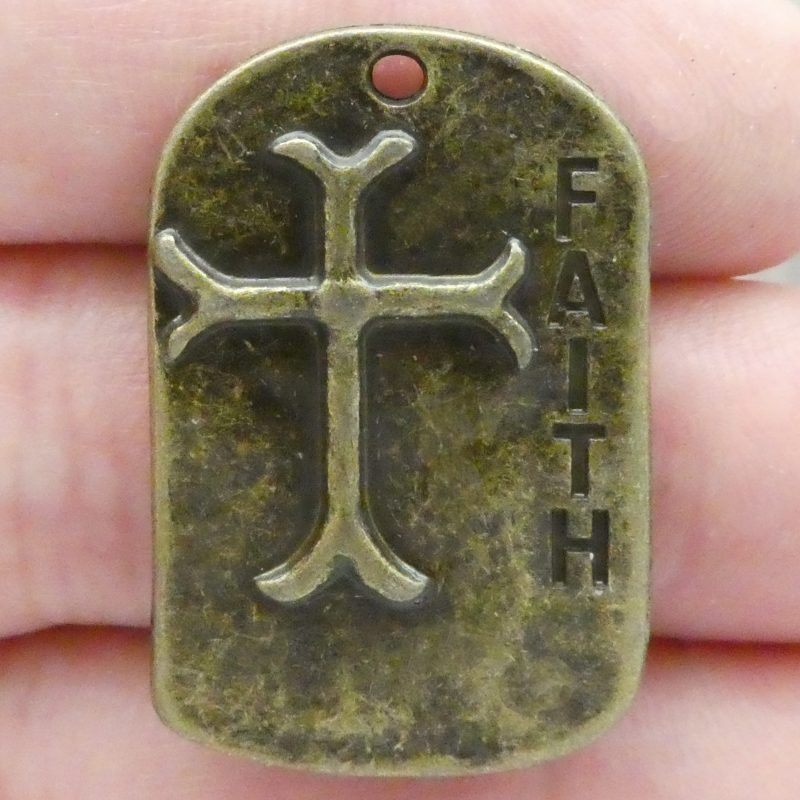 Faith Cross Charm