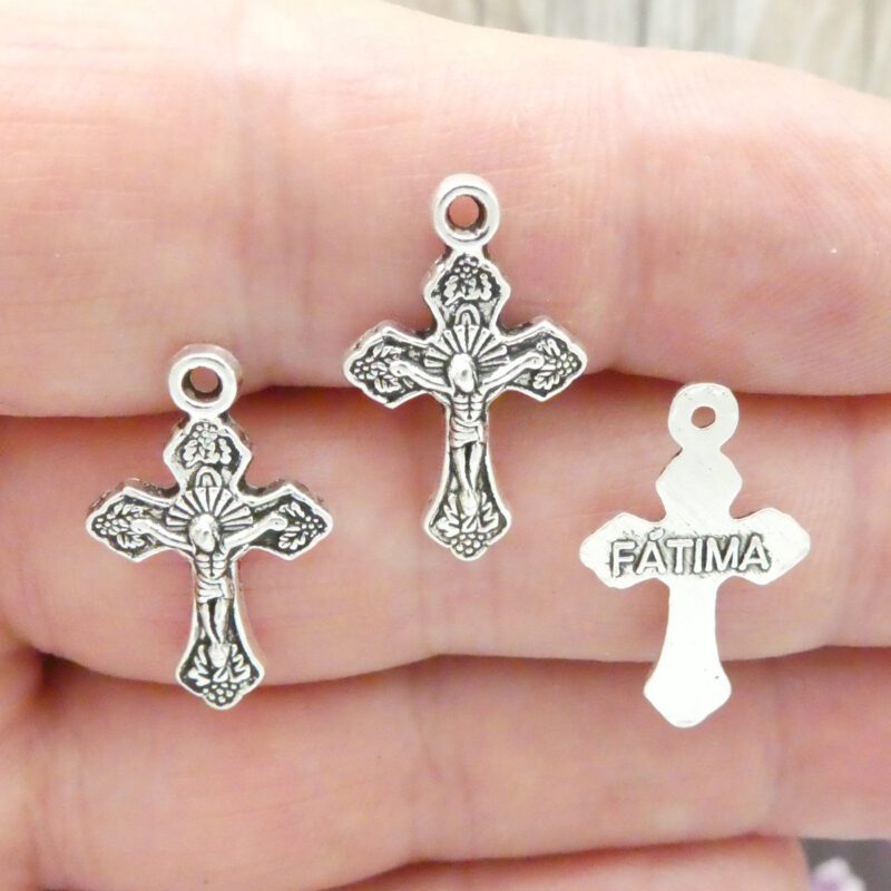 Fatima crucifix charms bulk