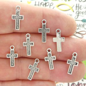 cross charms bulk