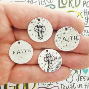 Hammered Cross Pendants Wholesale