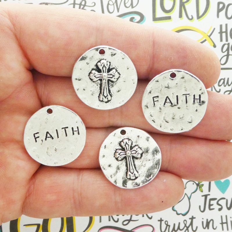 Hammered Cross Pendants Wholesale