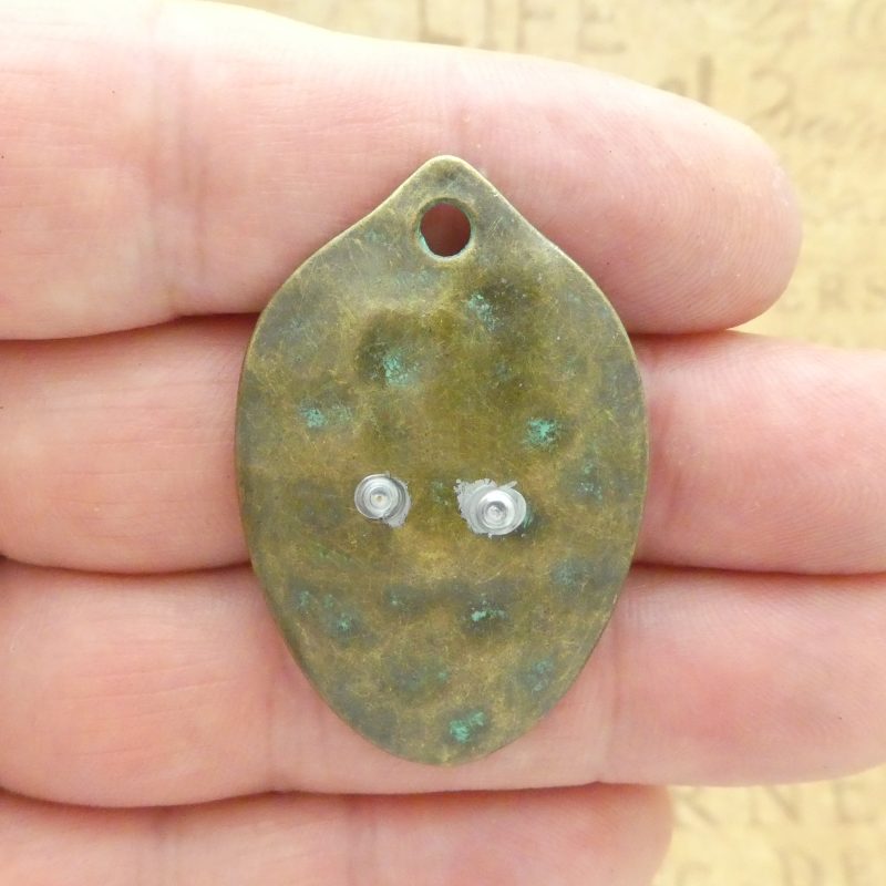 1 Mardi Gras Queen Bee Pendant in Bronze Pewter by TIJC SP1899 - Image 3