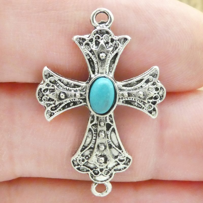 sideways cross bracelet connector
