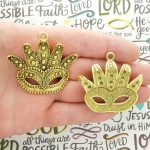 Mardi Gras Mask Pendants Wholesale