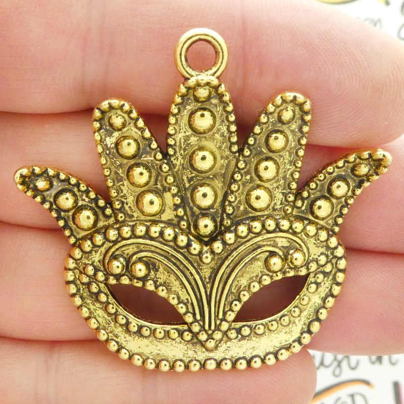 Mardi Gras Mask Pendant