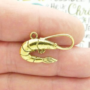 shrimp charms wholesale