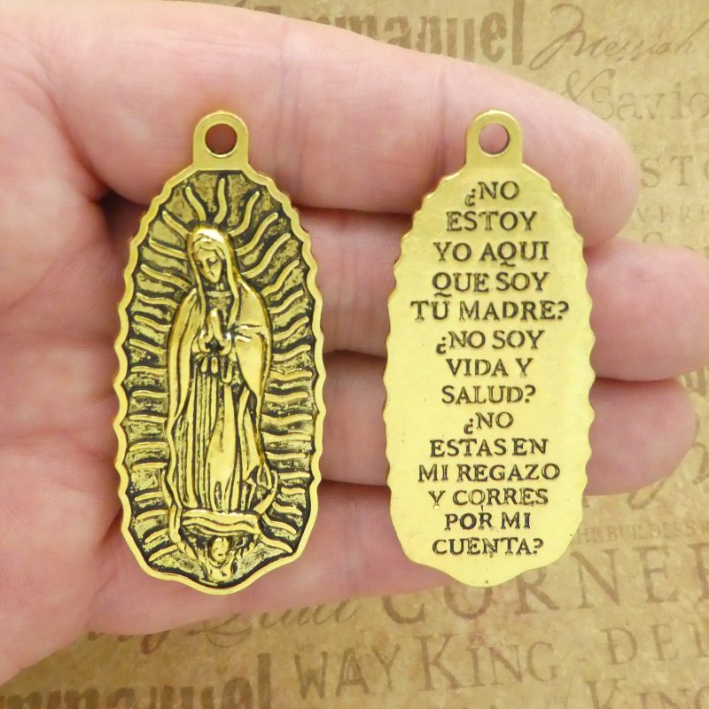 1 Gold Our Lady of Guadalupe Medal by TIJC SP1991 - Image 4