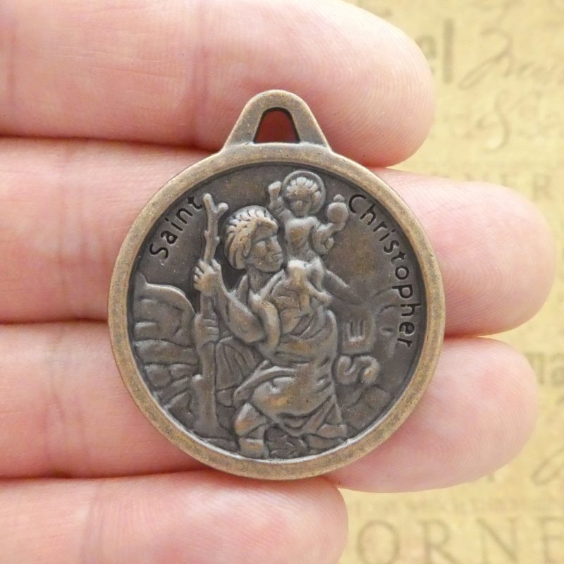 1 Copper St Christopher Medal by TIJC SP1993