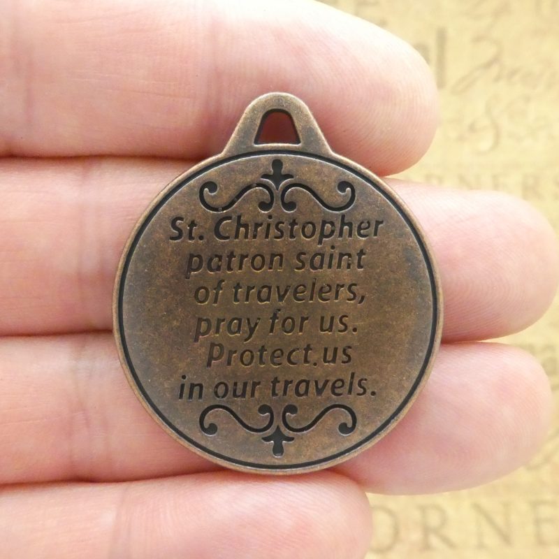 1 Copper St Christopher Medal by TIJC SP1993 - Image 3