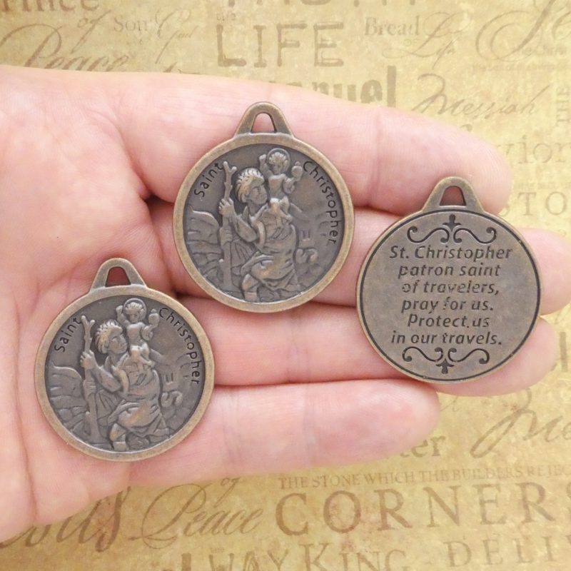 1 Copper St Christopher Medal by TIJC SP1993 - Image 5